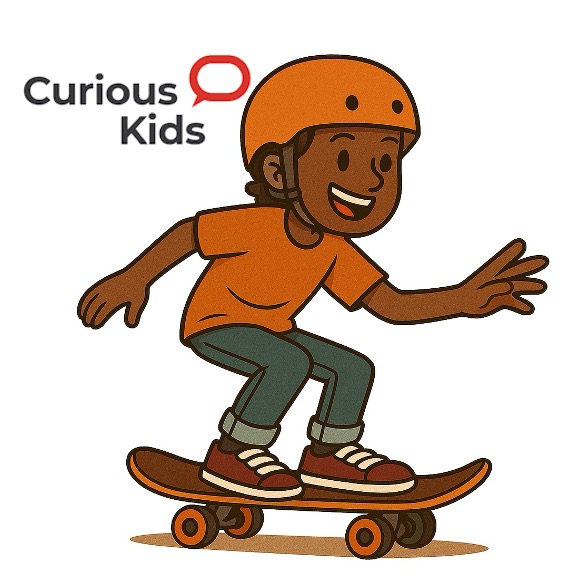 Curious Kids: Why do you have to wear a helmet when you’re skateboarding?